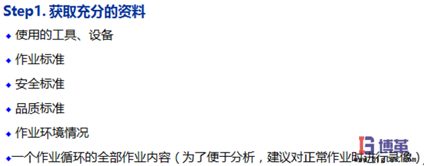 標準作業要領書的制作步驟 標準作業要領書的制作步驟