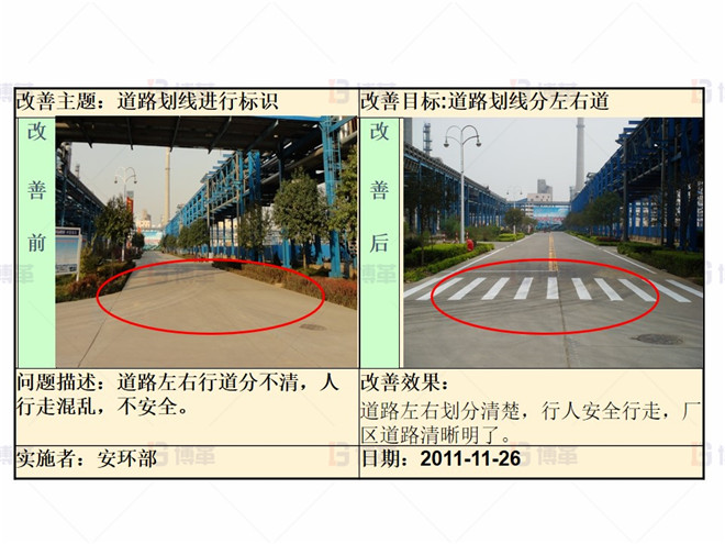 某化工廠生產區5S改善案例 整頓階段改善案例5